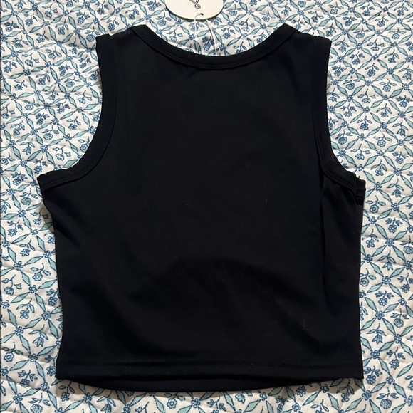 Women's Black Tank Top - Picture 3 of 3